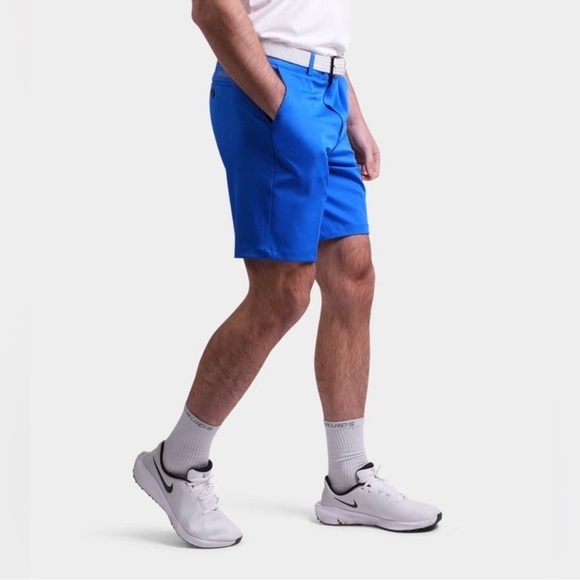 NWT FootJoy Blue Washed Twill Chino Shorts 42W - Picture 1 of 6